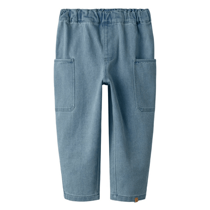 Lil' Atelier | Lulia Baggy Denim Jeans | Medium Blue Denim - 5715730129956