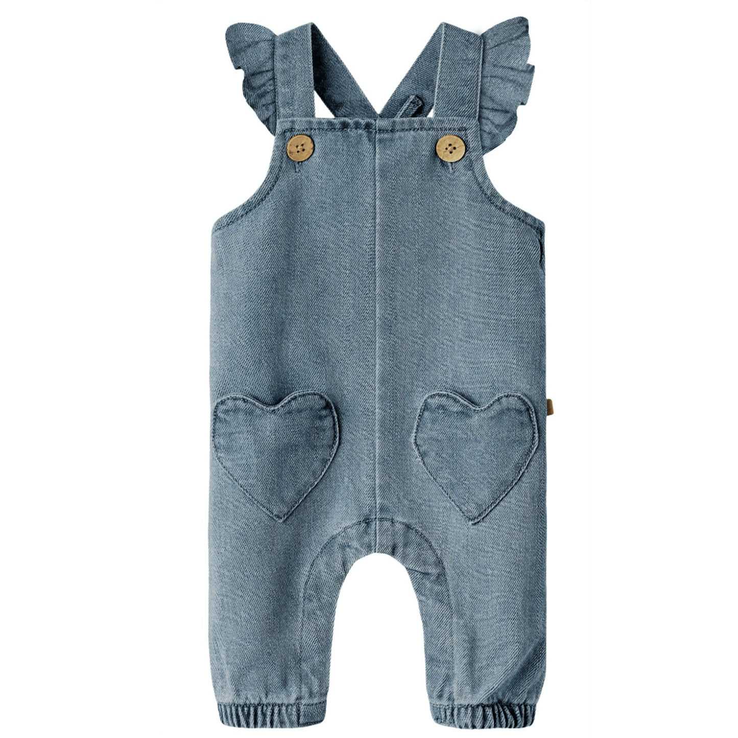 Lil' Atelier | Lulia Loose Denim Overall | Medium Blue Denim - 5715730130051