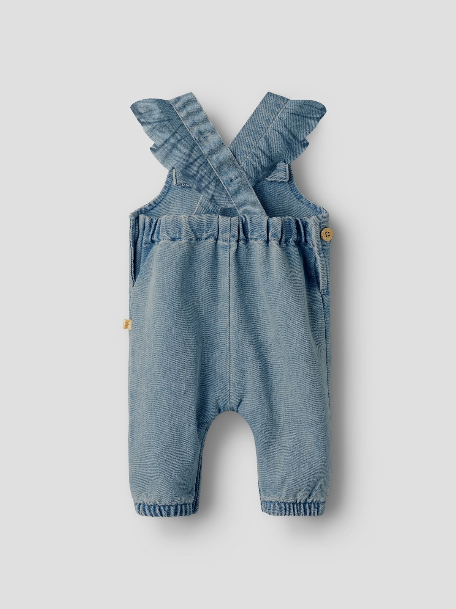 Lil' Atelier | Lulia Loose Denim Overall | Medium Blue Denim - 5715730130051