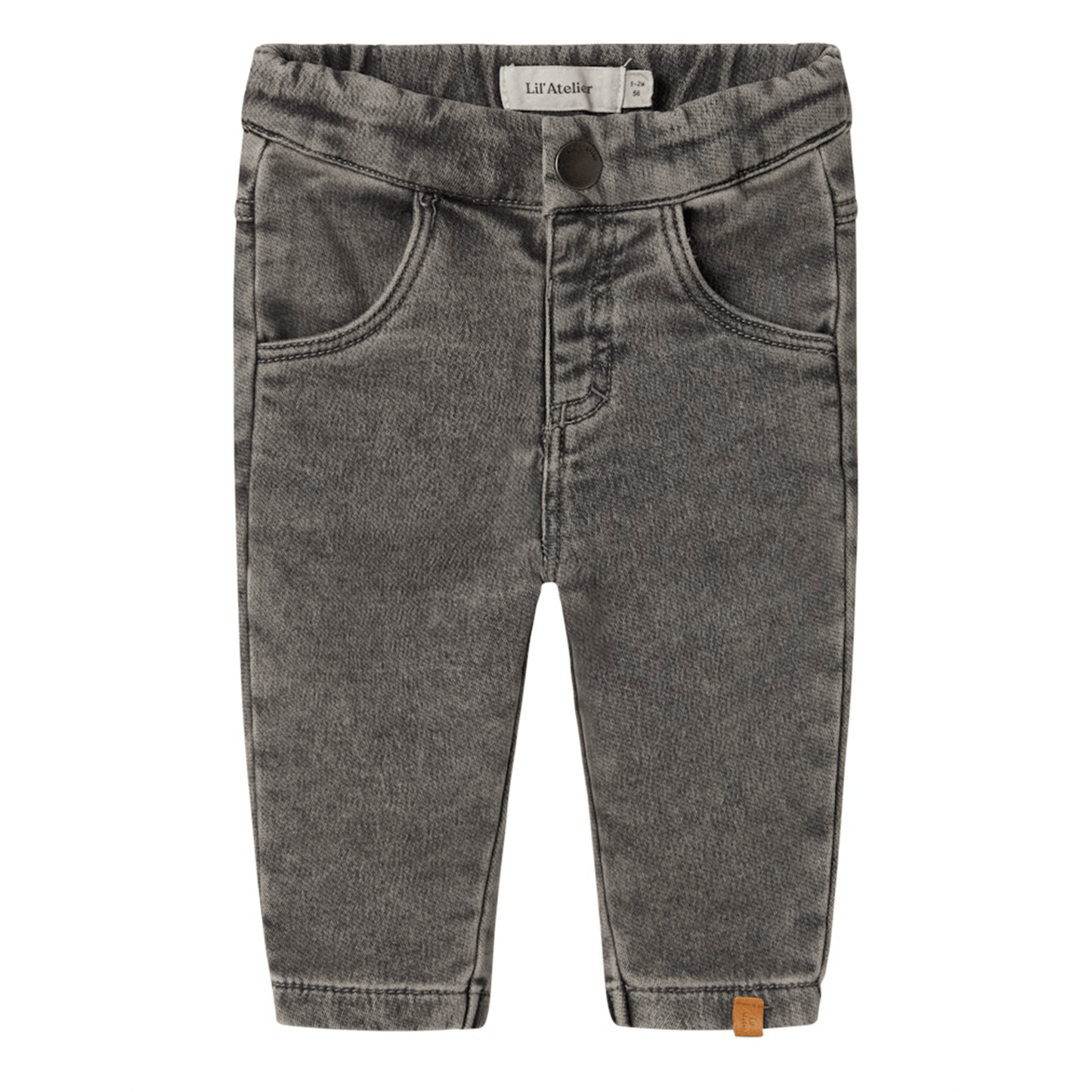 Lil' Atelier | Lulia Loose Jeans Baby | Medium Grey Denim - 5715719614121