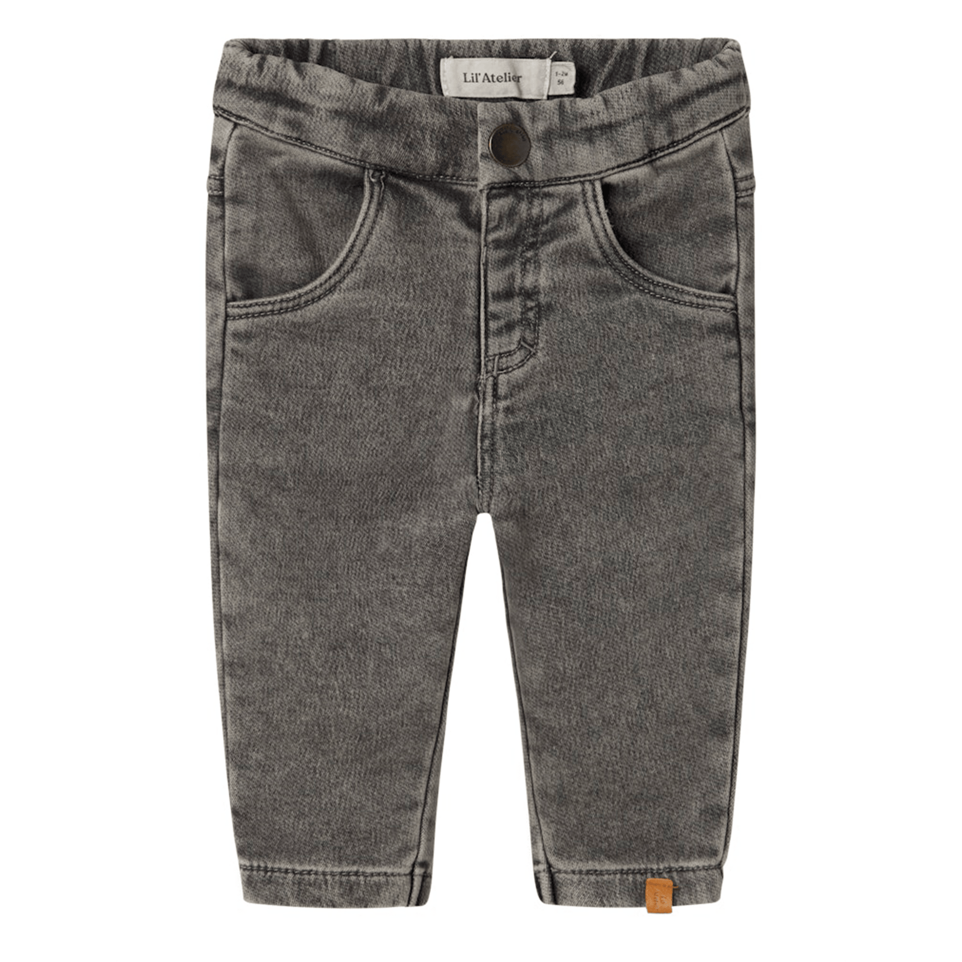 Lil' Atelier | Lulia Loose Jeans Baby | Medium Grey Denim - 5715719614121