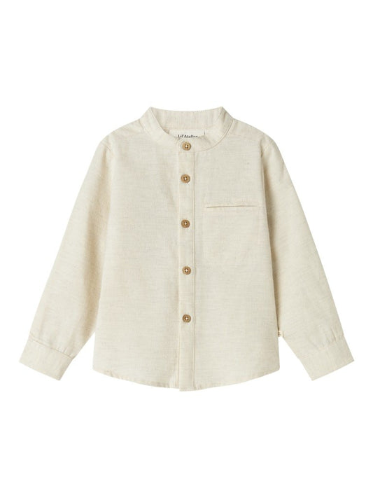Lil' Atelier | Motto Blouse | Turtledove - 5715724850262
