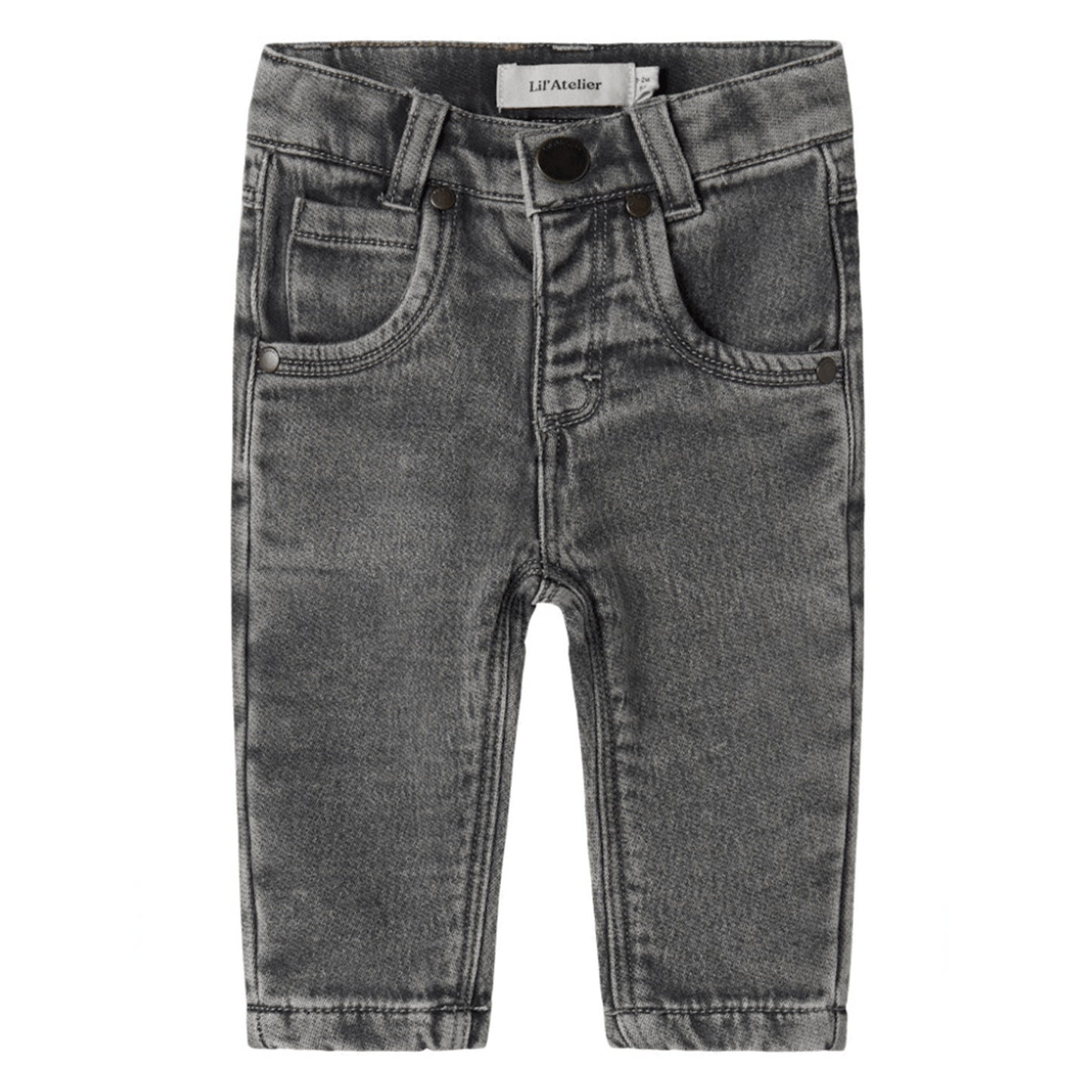 Lil' Atelier | Nadie Regular Jeans Baby | Medium Grey Denim - 