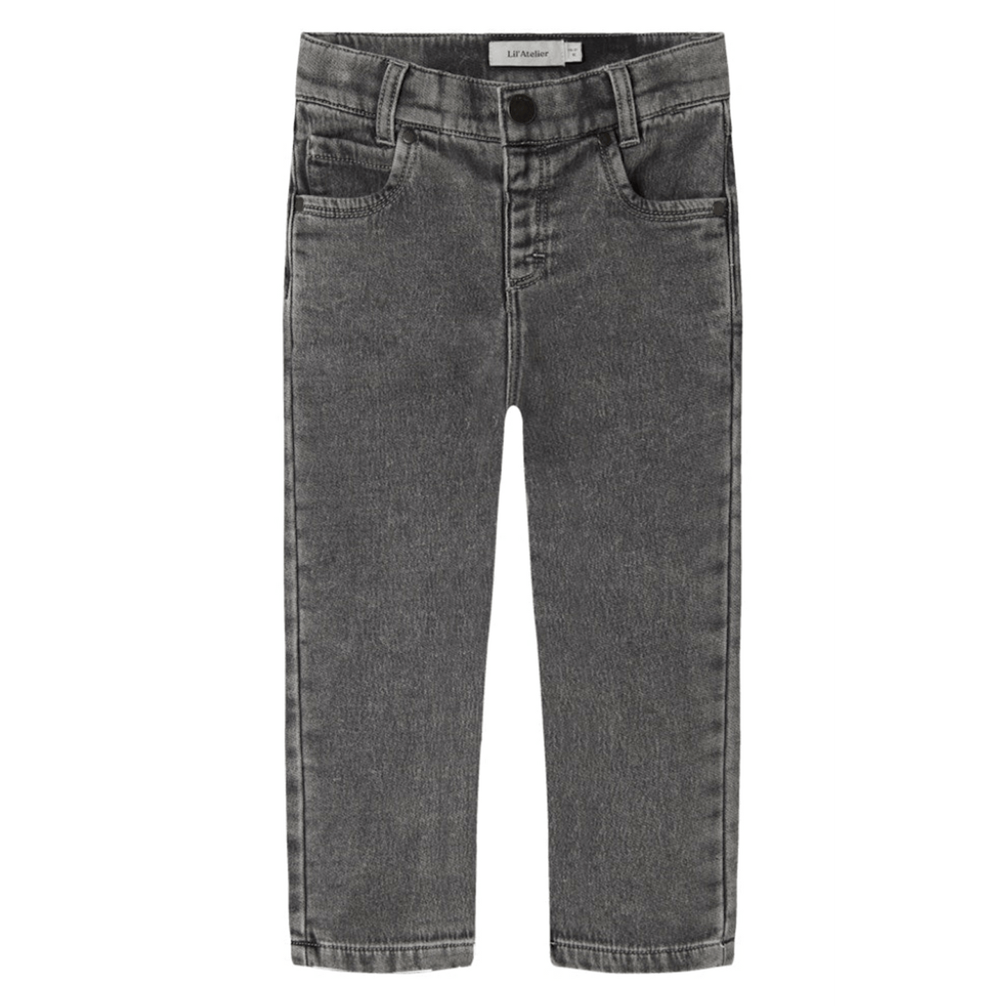 Lil' Atelier | Nadie Regular Jeans | Medium Grey Denim - 5715724382336