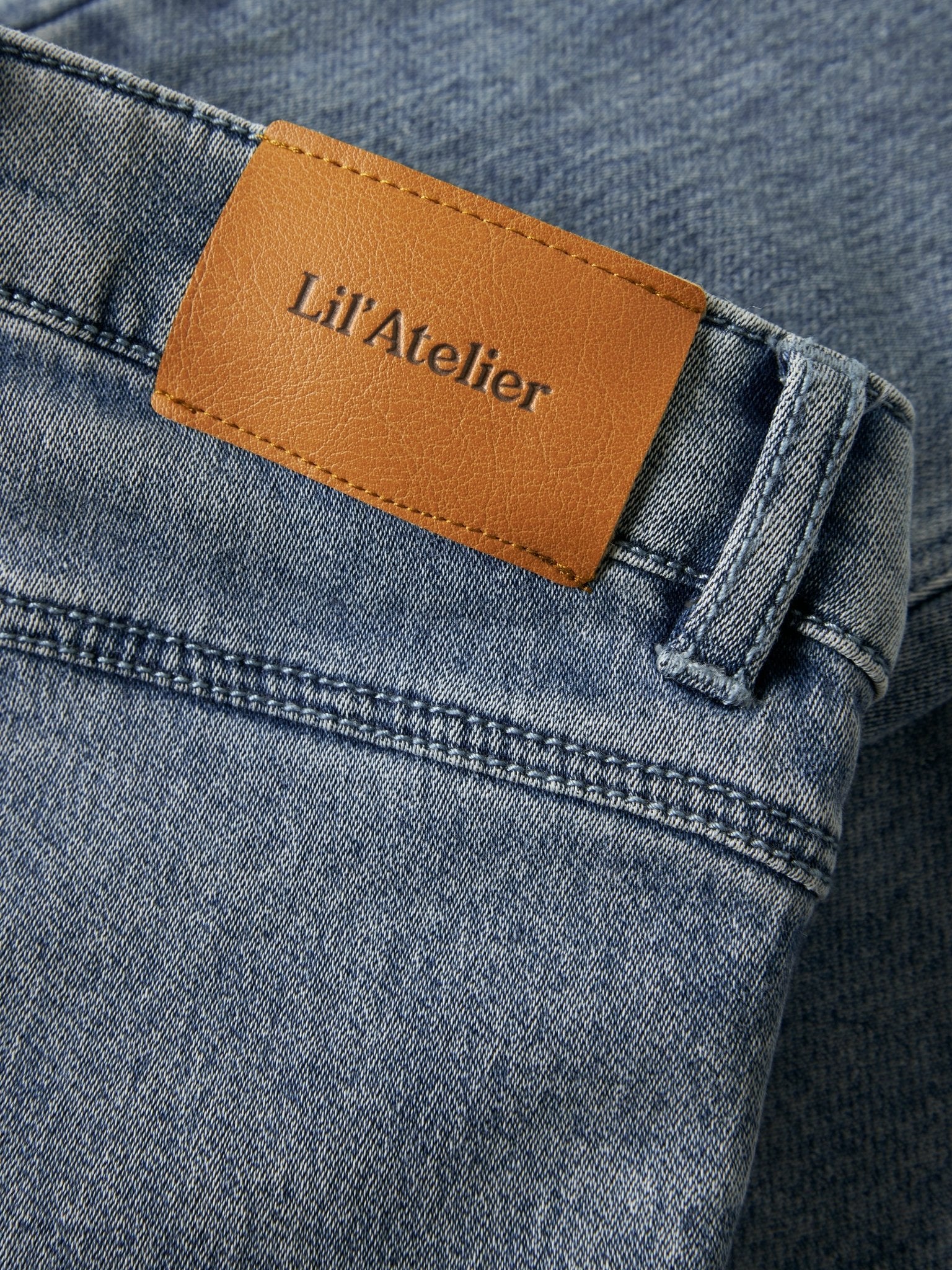 Lil' Atelier | Nadie Wide Jeans | Medium Blue Denim - 5715824842594