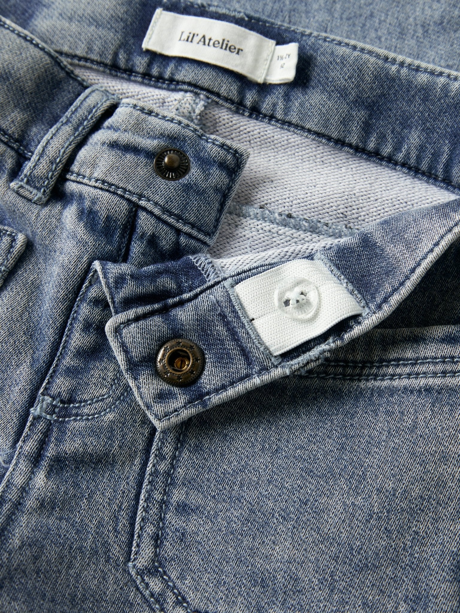 Lil' Atelier | Nadie Wide Jeans | Medium Blue Denim - 5715824842594