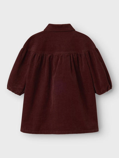 Lil' Atelier | Obert Corduroy Jurk | Hot Chocolate - 5715724379671