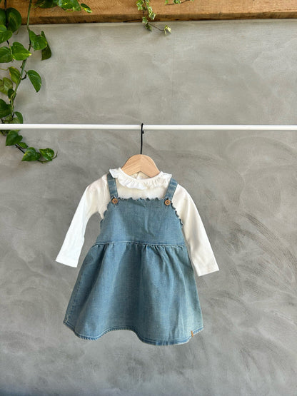 Lil' Atelier | Okaja Jurk | Blue Denim - 