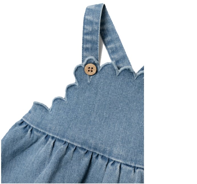 Lil' Atelier | Okaja Jurk | Blue Denim - 