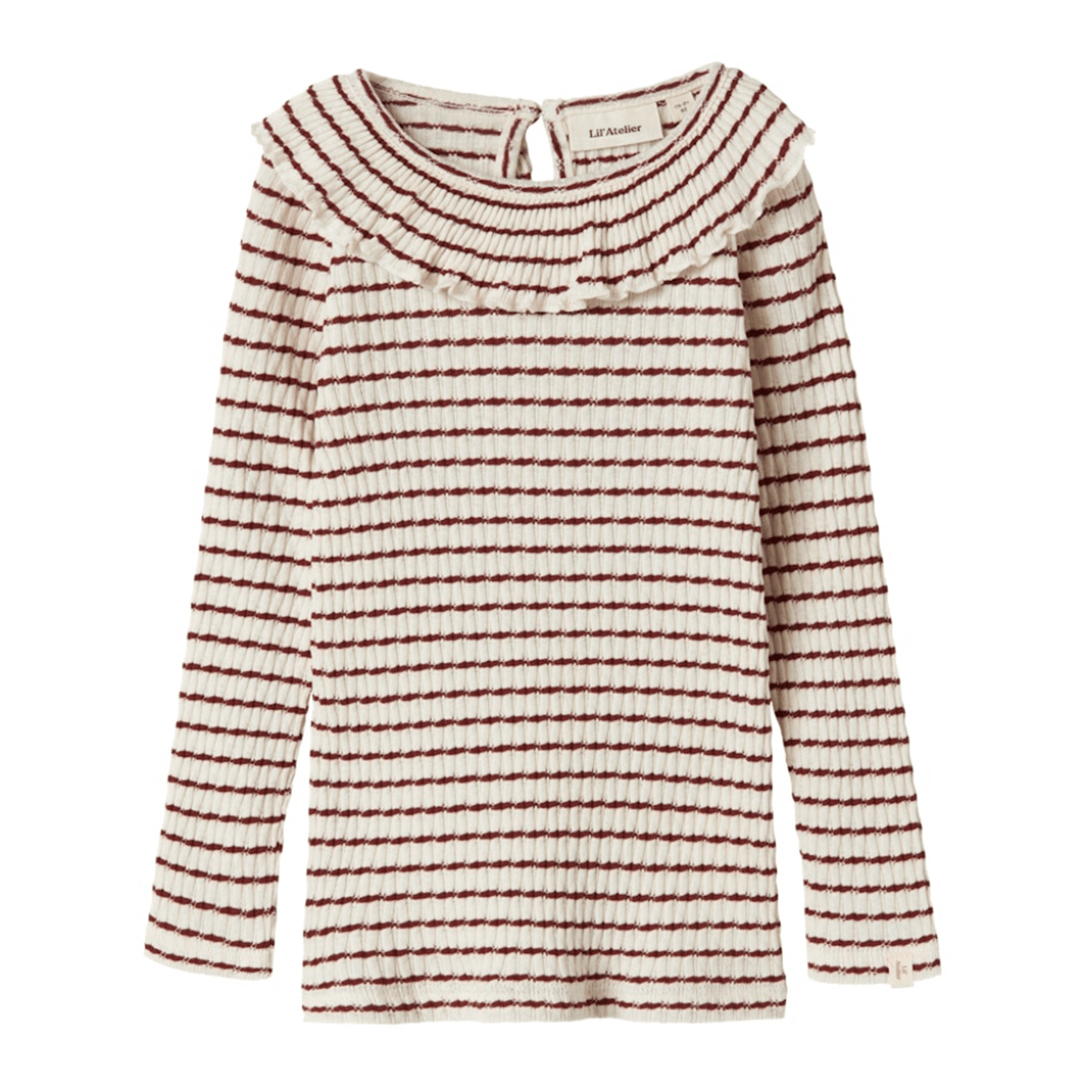 Lil' Atelier | Osophia Slim Top | Hot Chocolate - 5715724393813