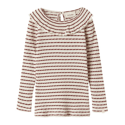 Lil' Atelier | Osophia Slim Top | Hot Chocolate - 5715724393813