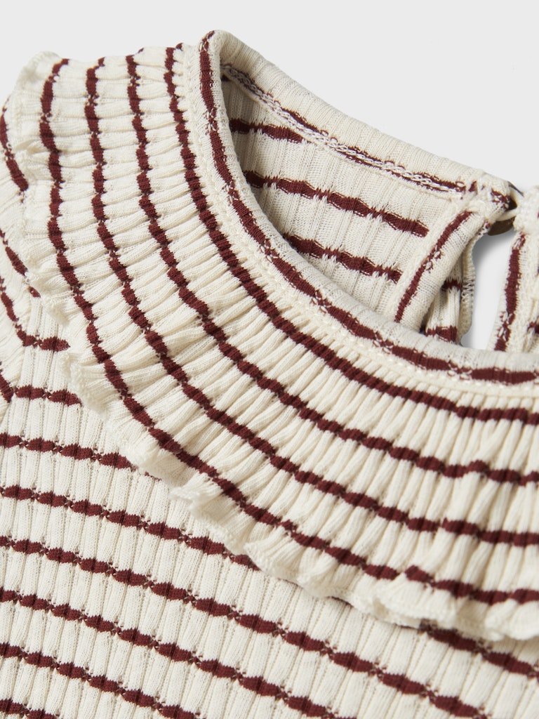 Lil' Atelier | Osophia Slim Top | Hot Chocolate - 5715724393813