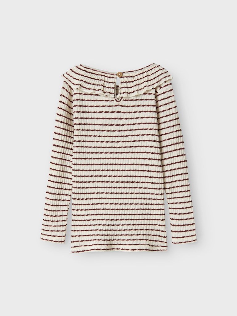 Lil' Atelier | Osophia Slim Top | Hot Chocolate - 5715724393813