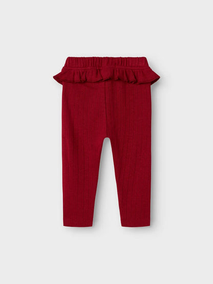 Lil' Atelier | Rachel Nam Slim Legging | Red Dhalia - 