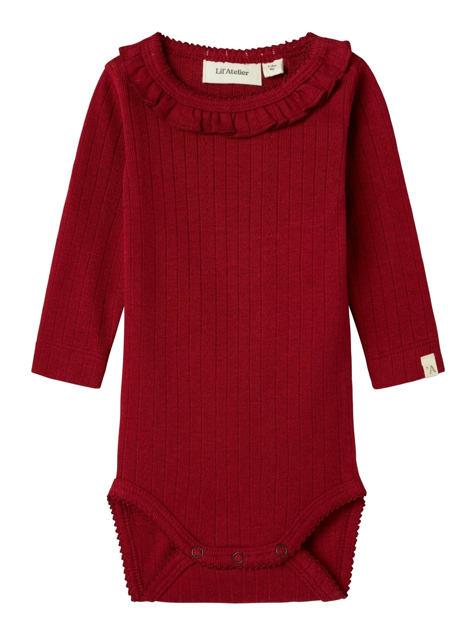 Lil' Atelier | Rachel Romper | Red Dahlia - 5715719451290