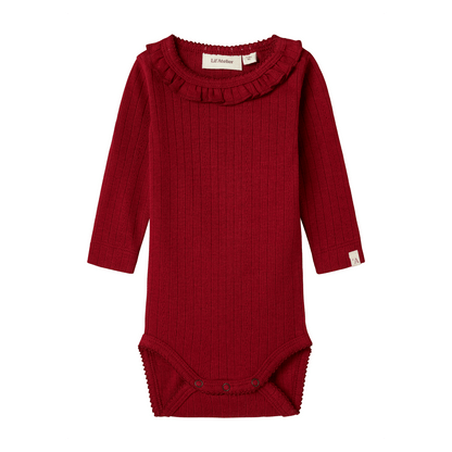 Lil' Atelier | Rachel Romper | Red Dahlia - 5715719451290