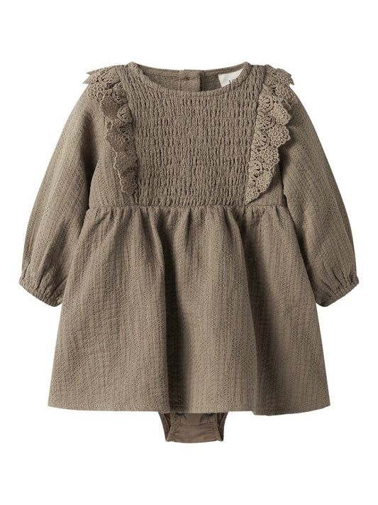 Lil' Atelier | Rosita Liu Body Jurk | Sepia Tint - 5715730009272