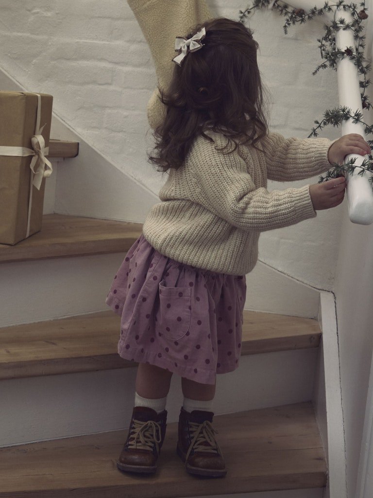 Lil' Atelier | Rumba Gebreide Trui | Oxford Tan Melange - 5715730033987