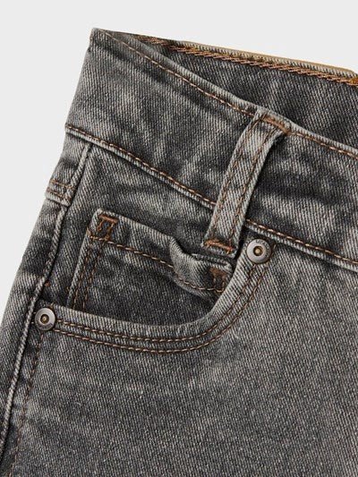 Lil 'Atelier | Ryan Regular Short | Light Grey Denim - 