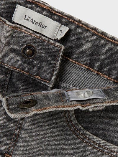 Lil 'Atelier | Ryan Regular Short | Light Grey Denim - 