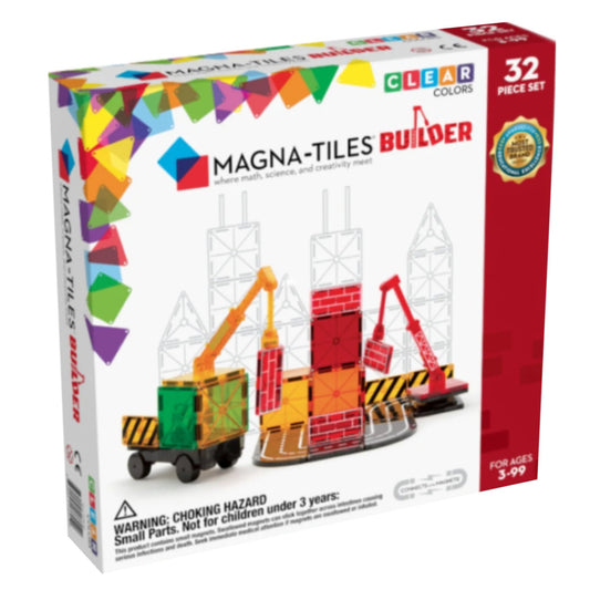 Magna - Tiles | Builder Magnetische Tegels | 32 stuks | Multi Color - 