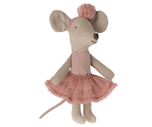 Maileg | Ballerina Muis Roze | Little Sister - 5707304130338