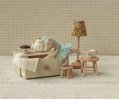Maileg | Dance Mouse in Daybed | Little Sister - 5707304146117