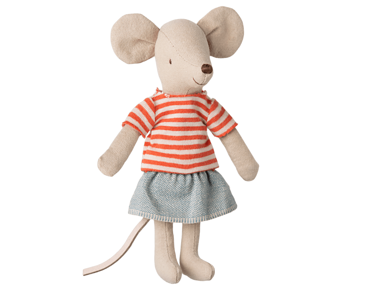 Maileg | Grote Zus Muis met Magneten | Big Sister - 5707304142416