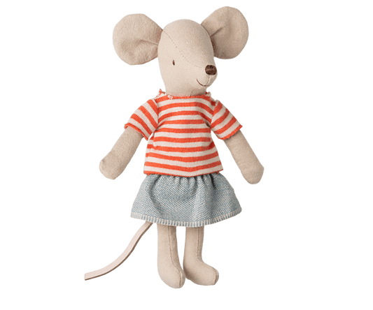 Maileg | Grote Zus Muis met Magneten | Big Sister - 5707304142416