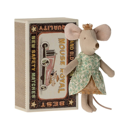 Maileg | Princess Mouse In Matchbox | Little Sister - 5707304117858