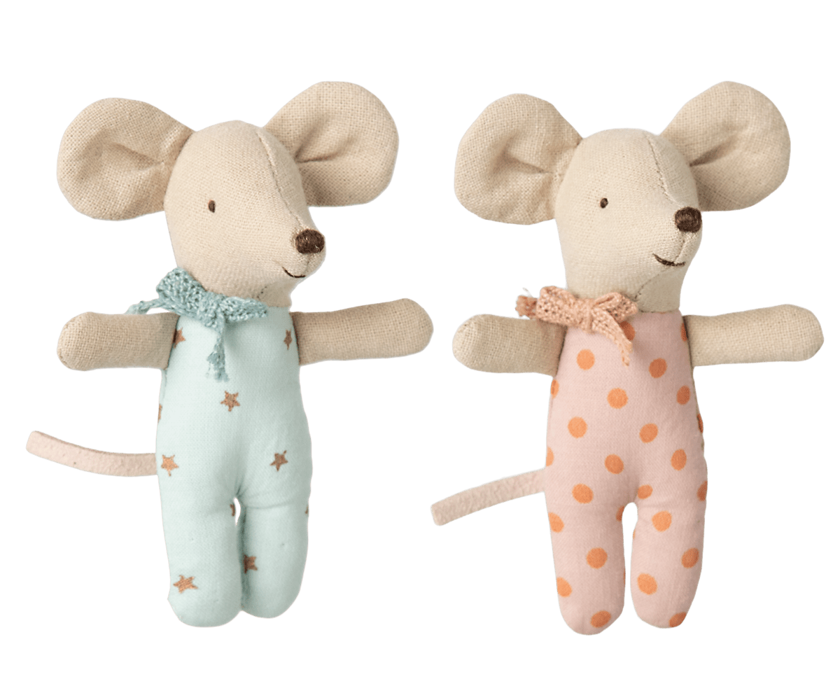 Maileg | Tweeling in Matchbox | Baby Mouse - 5707304142164