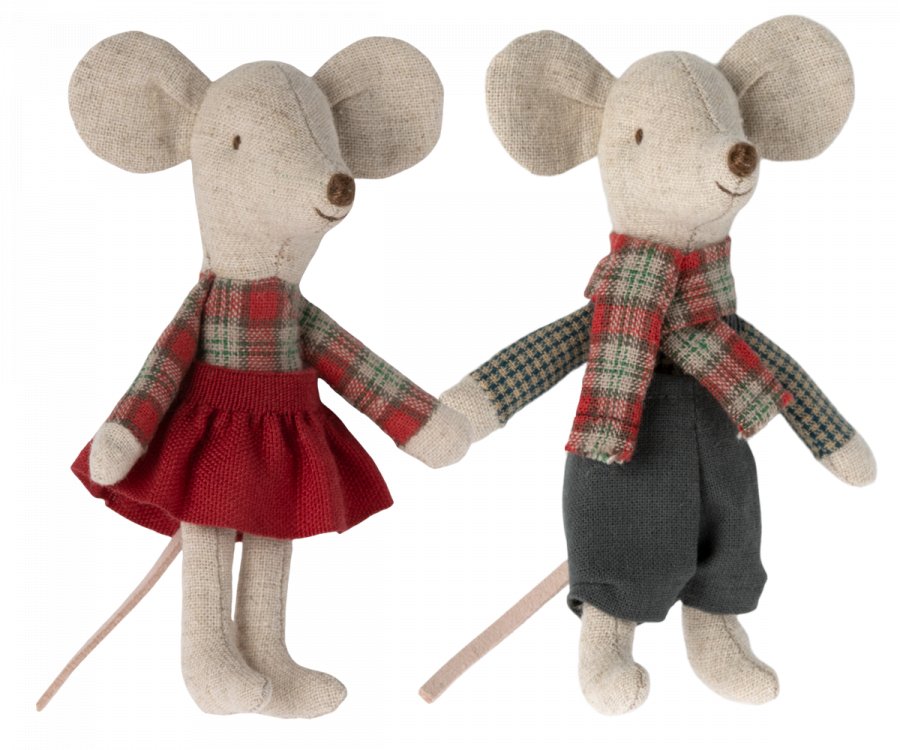 Maileg | Winter Mice Twins | Little Brother & Sister - 