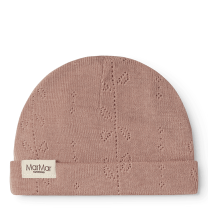 MarMar | Aiko Newborn Pointelle Muts | Burnt Rose - 5711529583510