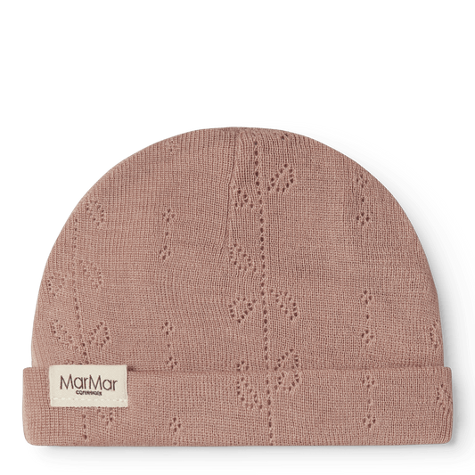 MarMar | Aiko Newborn Pointelle Muts | Burnt Rose - 5711529583510