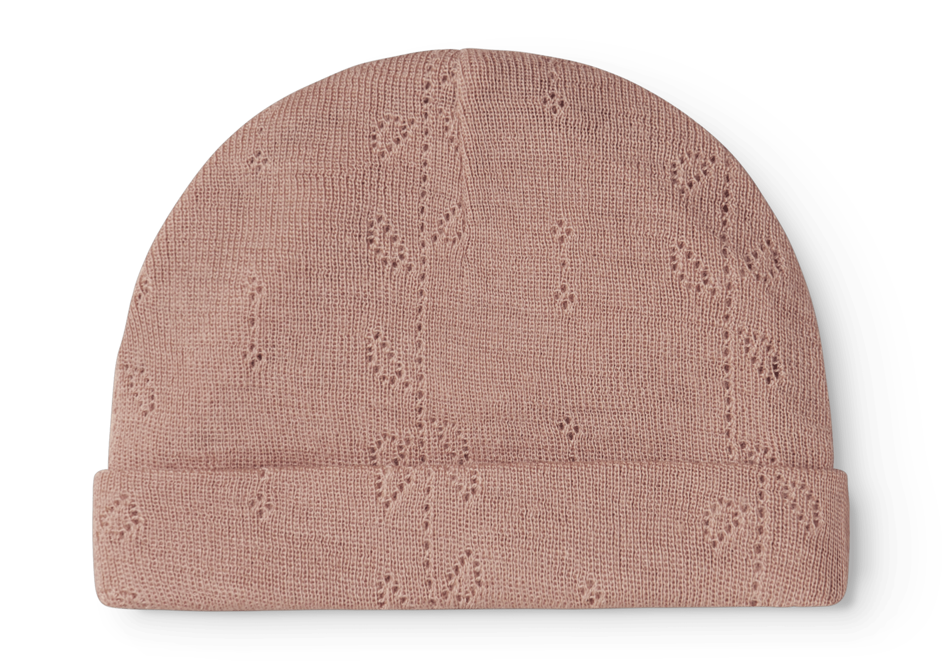 MarMar | Aiko Newborn Pointelle Muts | Burnt Rose - 5711529583510