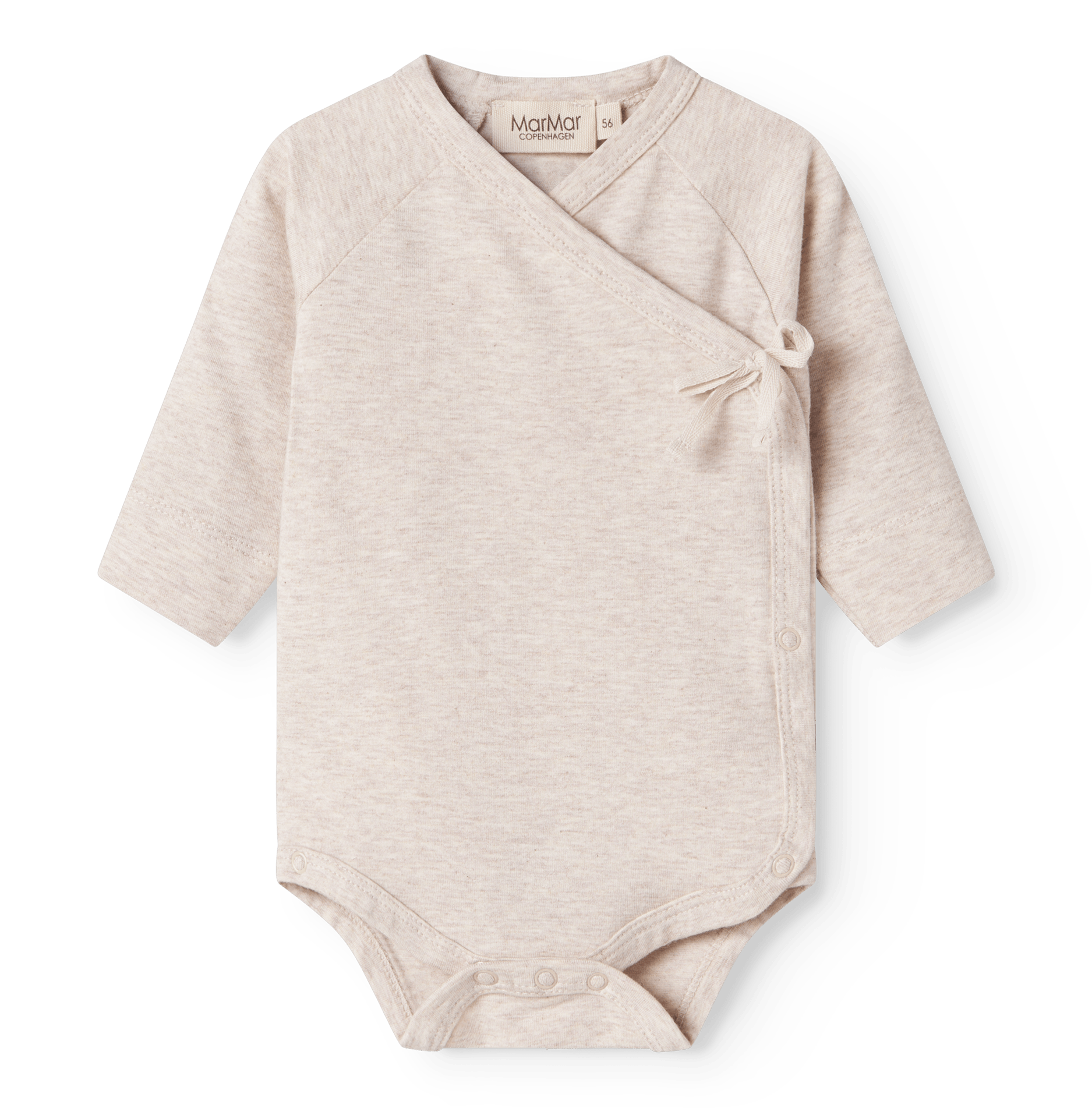 MarMar | Belita Overslagromper | Licht Beige Melange - 5715522223152