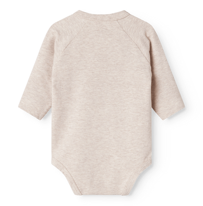 MarMar | Belita Overslagromper | Licht Beige Melange - 5715522223152