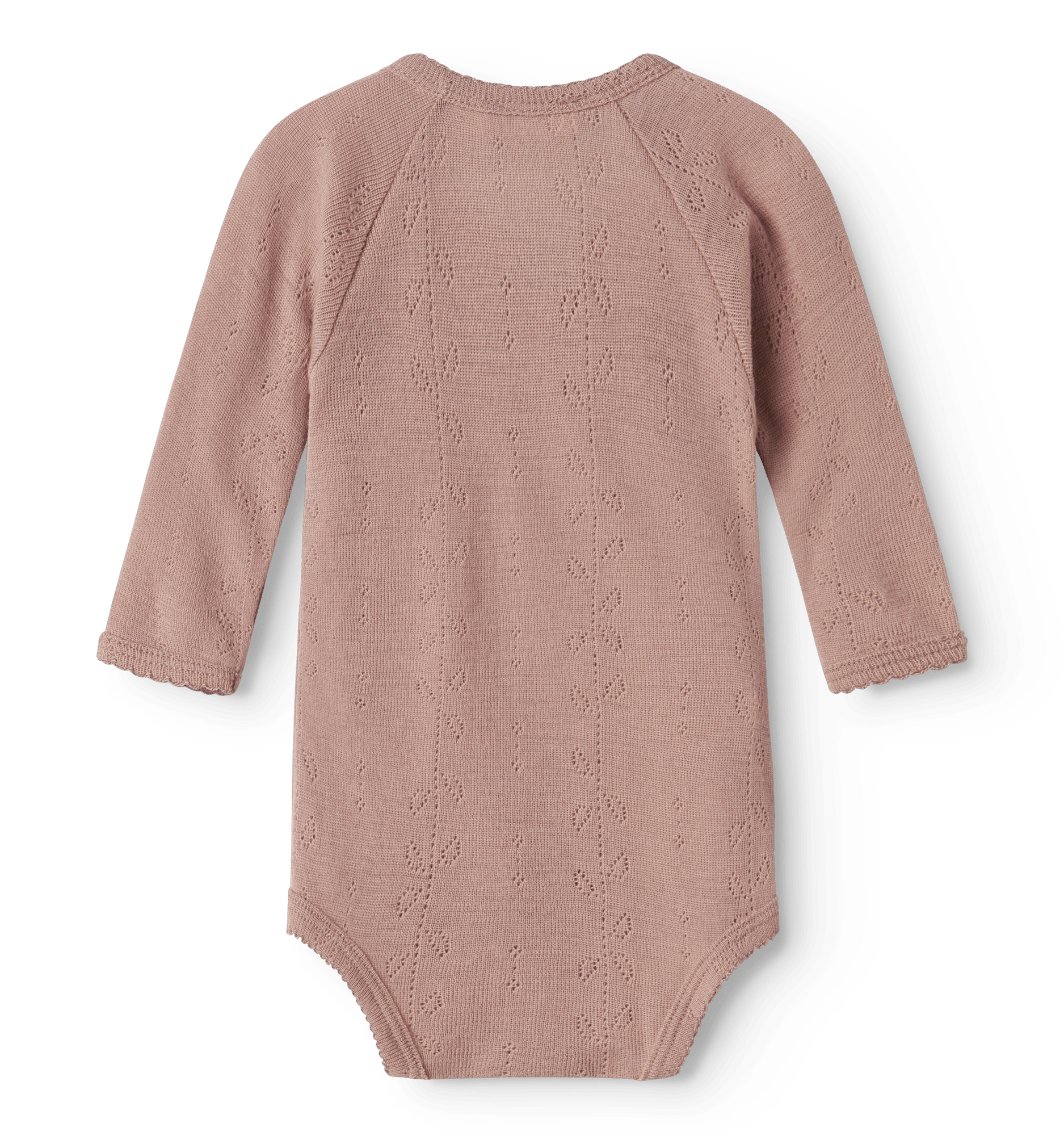 MarMar | Belita Pointelle Overslagromper | Burnt Rose - 5711529524766