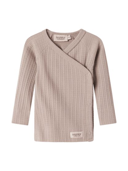 MarMar | Tut Wrap Longsleeve Pointelle | Soft Beige - 5715522272068