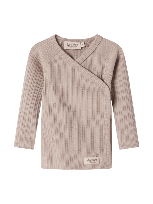 MarMar | Tut Wrap Longsleeve Pointelle | Soft Beige - 5715522272068