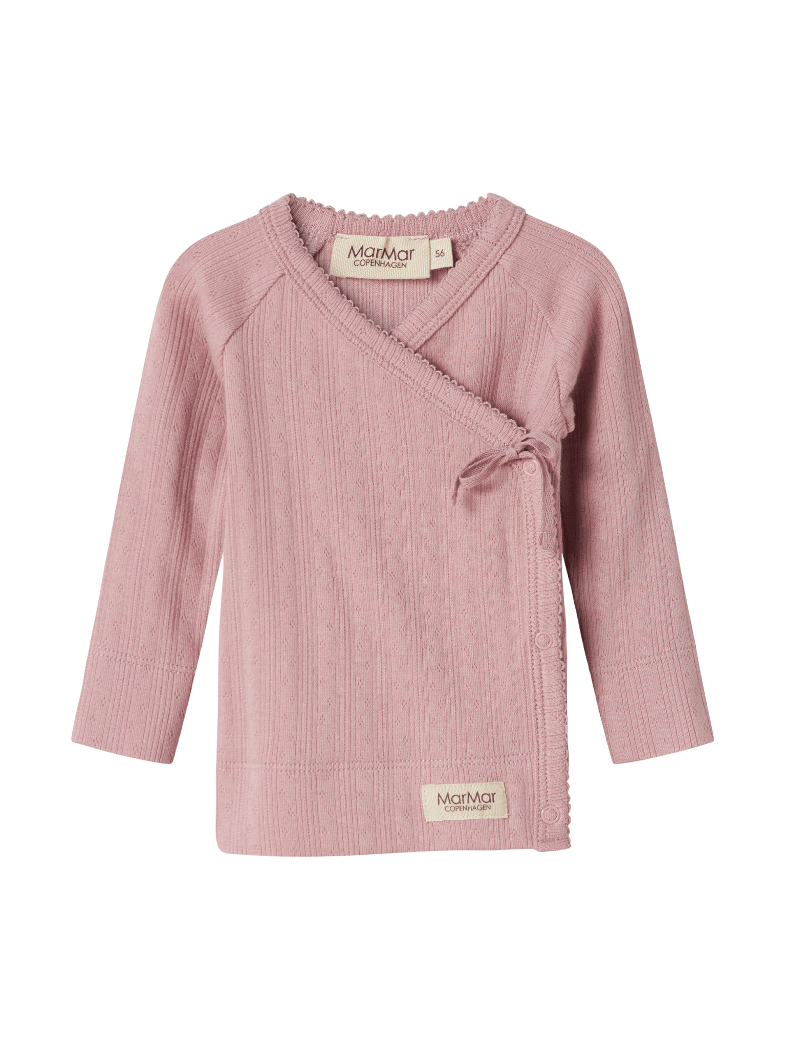 MarMar | Tut Wrap Longsleeve Pointelle | Soft Berry - 5715522250066
