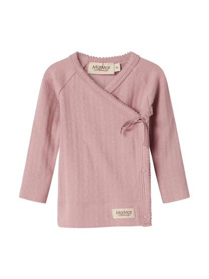 MarMar | Tut Wrap Longsleeve Pointelle | Soft Berry - 5715522250066