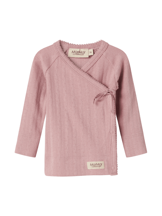 MarMar | Tut Wrap Longsleeve Pointelle | Soft Berry - 5715522250066