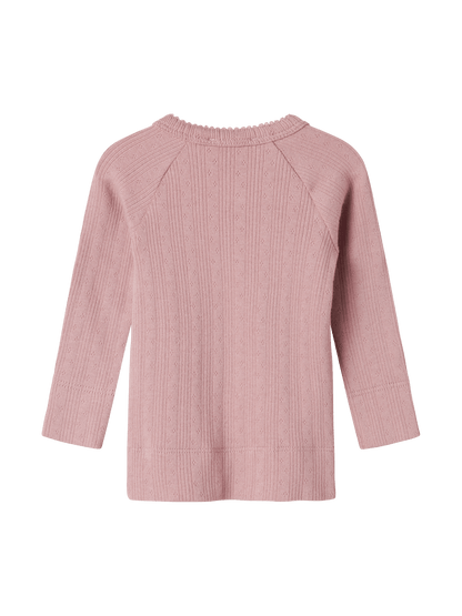 MarMar | Tut Wrap Longsleeve Pointelle | Soft Berry - 5715522250066
