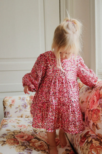 Konges Slojd | Lila Sequins Jurk | Sparkling Sangria