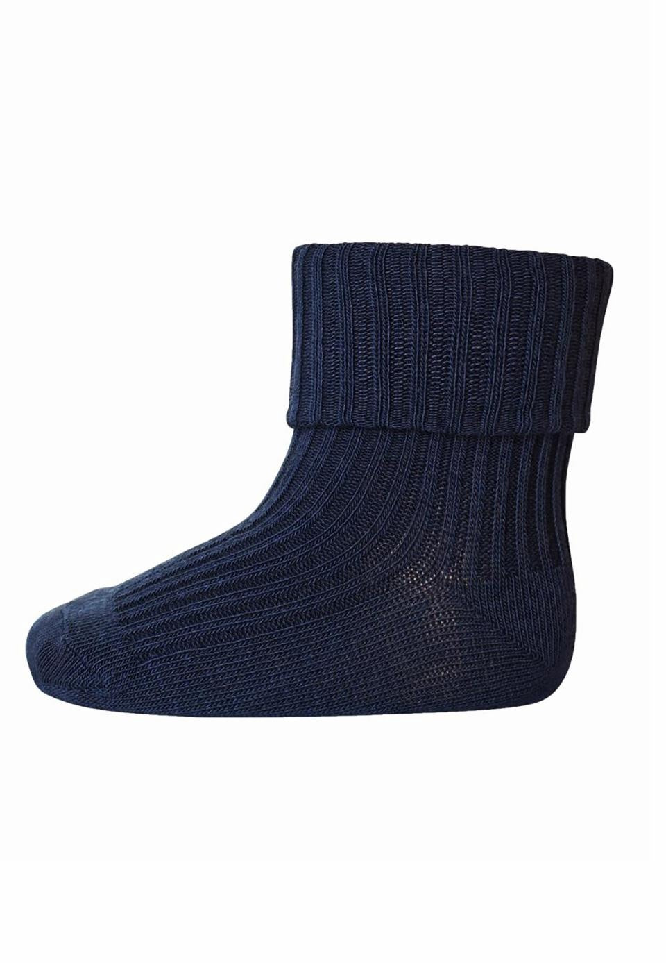 Mp Denmark | Babysokken katoen rib | Navy - 