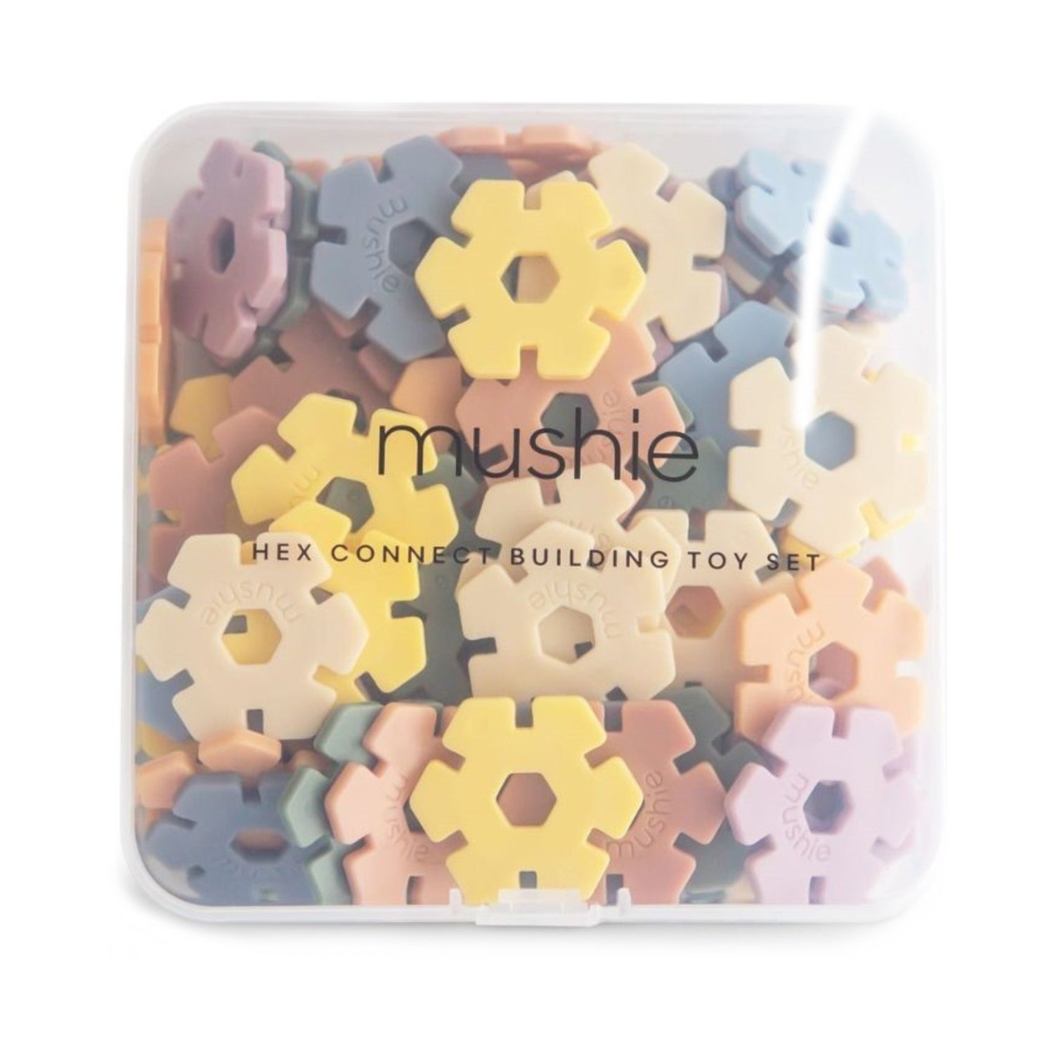 Mushie | Bouwset Hex | 100 stuks | Multi - 