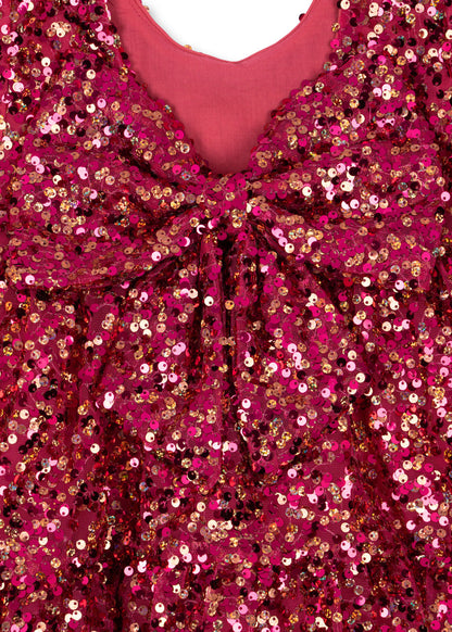Konges Slojd | Lila Sequins Jurk | Sparkling Sangria