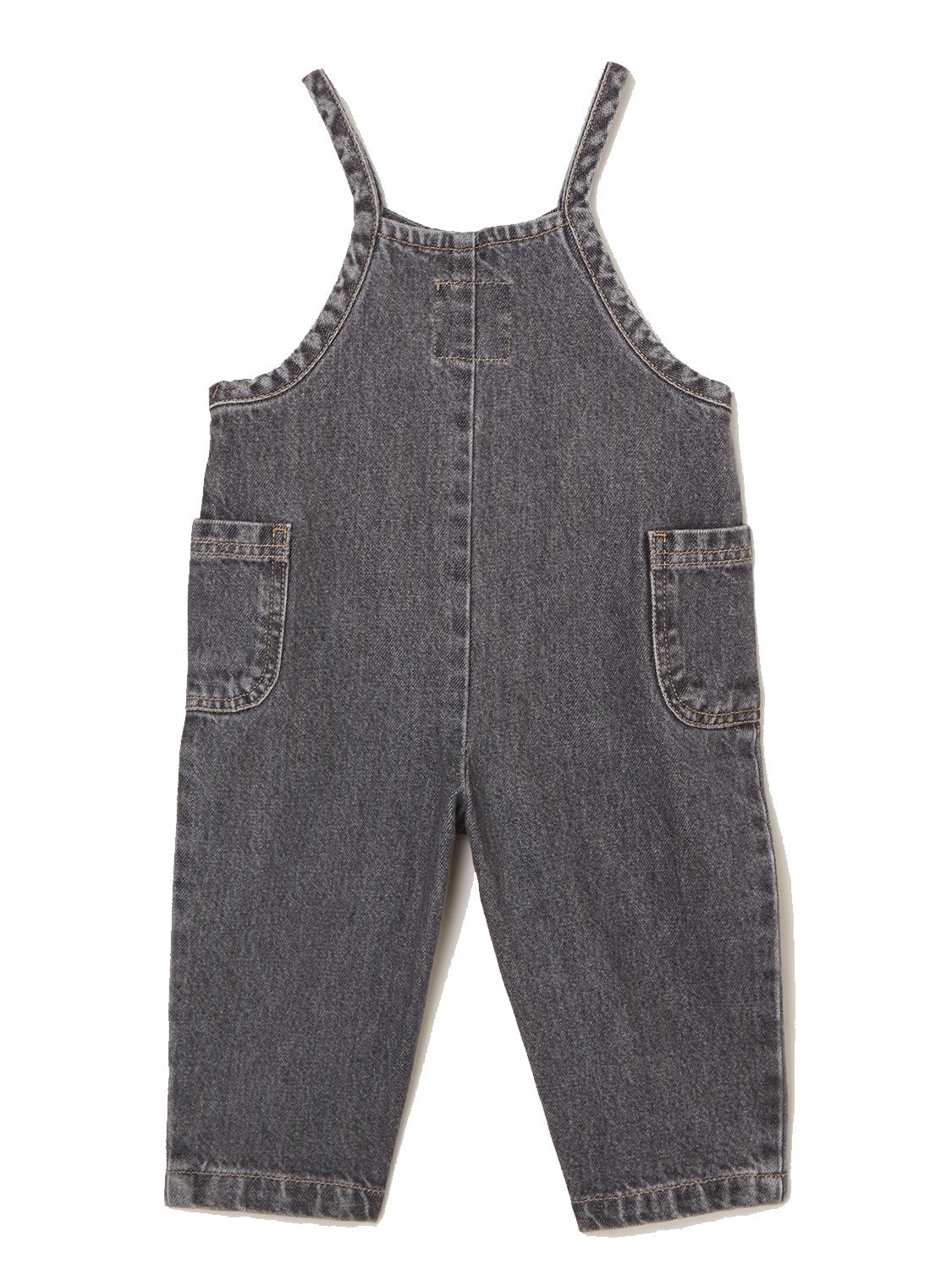 Play Up | Denim Jumpsuit | Donker Grijs - 