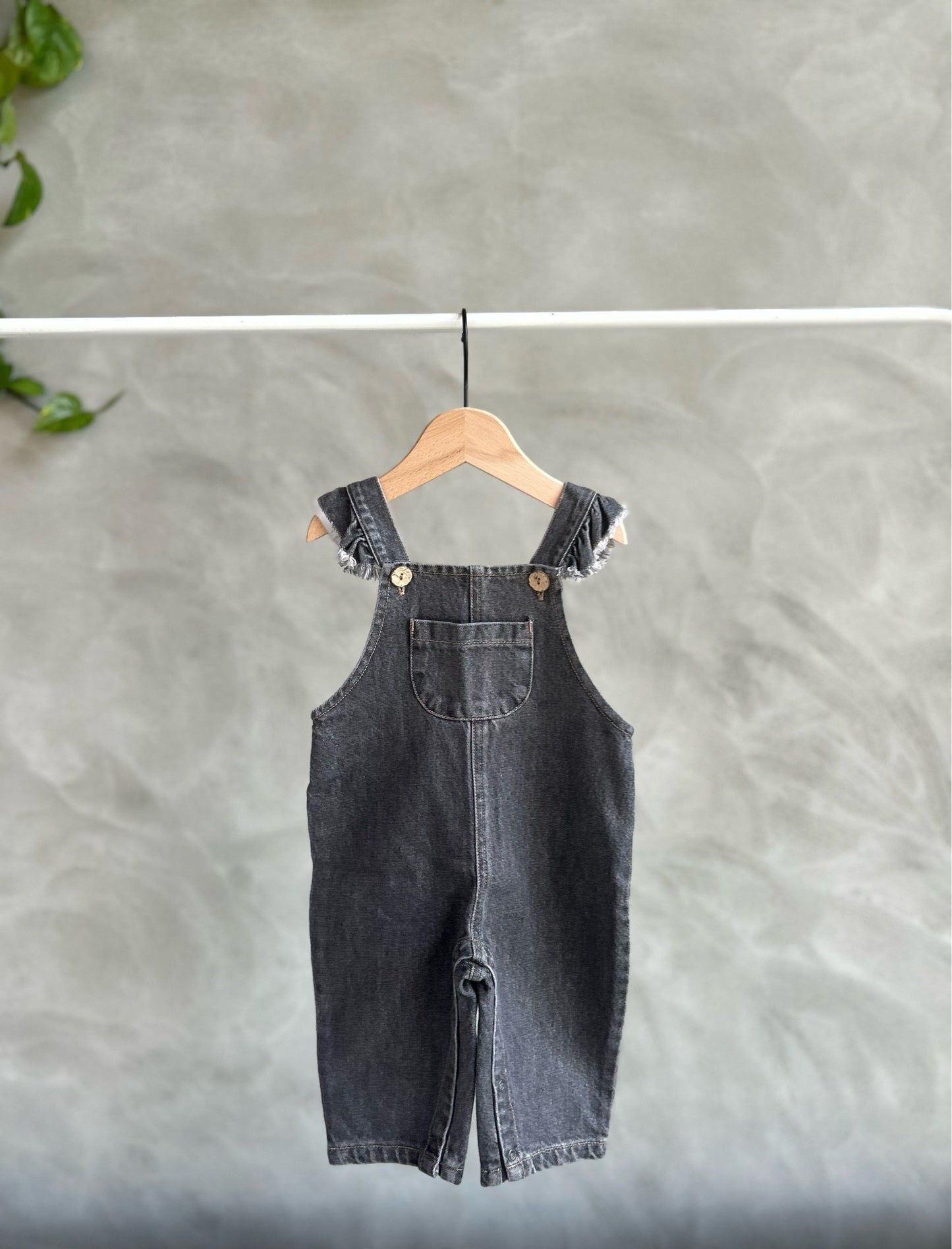 Play Up | Denim Jumpsuit | Shadow - 